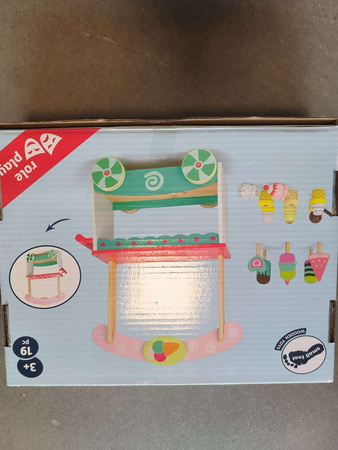 OUTLET Small Foot Drewniany Wózek z Lodami Lodziarnia BRAK ELEMENTU