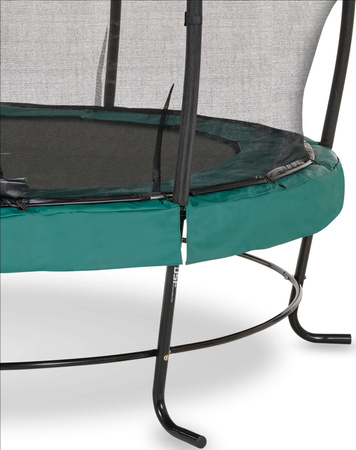 Trampolina ogrodowa z siatką zabezpieczającą Lotus Premium 253 cm zielona