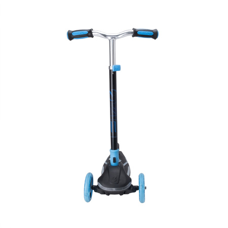 EVO Składana Regulowana Trójkołowa Hulajnoga dla Dzieci Rainbow Blast Mini Cruiser Błękitny Świecący Podest