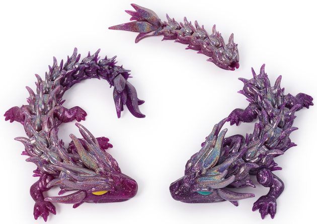 Smok Dragon Figurka Kryształowy Smok Jajko Smok Crystalynx Seria 2