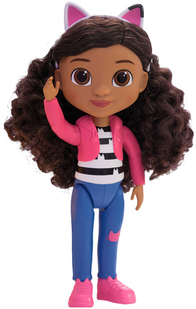 Koci Domek Gabi Duża lalka Gabby z opaską z kocimi uszami 32 cm Gabby's Dollhouse