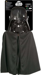 Strój karnawałowy Star Wars Gwiezdne Wojny Darth Vader kostium czarne przebranie maska + płaszcz