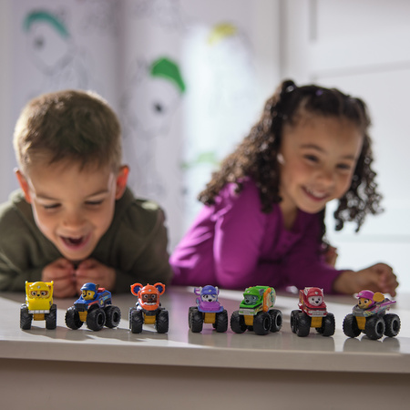 Zestaw Psi Patrol Patrolowiec Mission Cruiser Robo Pies + 7 pojazdow Pup Squad Gift