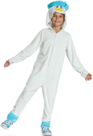 Strój karnawałowy Pokemon Quaxly kostium białe przebranie 127-136 cm (7-8 lat) Kigurumi