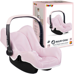 Nosidełko fotelik samochodowy 2w1 dla lalek długości do 42 cm Maxi Cosi różowe