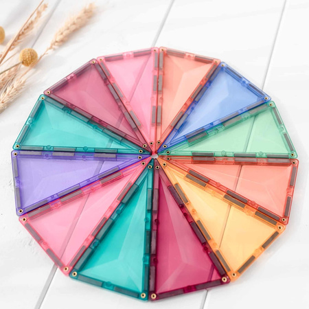 CONNETIX Pastel Creative Pack Kreatywne klocki magnetyczne 120 elementów