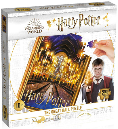 Puzzle Harry Potter Hogwart wielka sala 500 el. Winning Moves