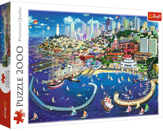 Puzzle 2000 elementów, Zatoka San Francisco, Trefl 27107