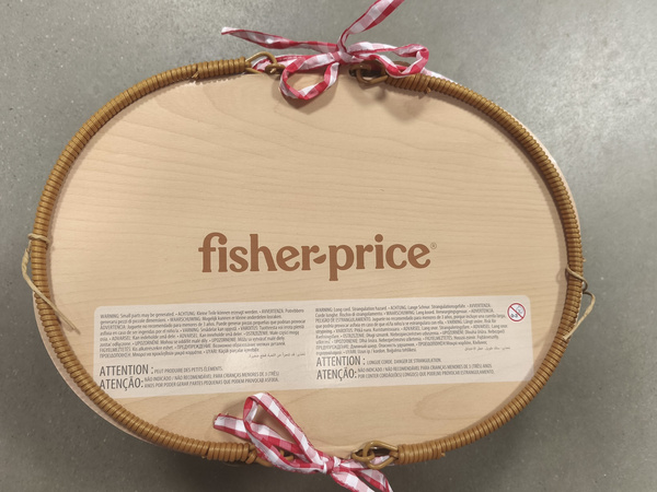 OUTLET Duży koszyk wiklinowy piknikowy z jedzeniem + kocyk i naczynia NIEKOMPLETNY