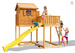 Plac zabaw drewniany ogrodowy My Side domek, zjeżdżalnia, drabinka, akcesoria