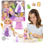 Mini lalka Disney Zaplątani Roszpunka 16 cm + akcesoria