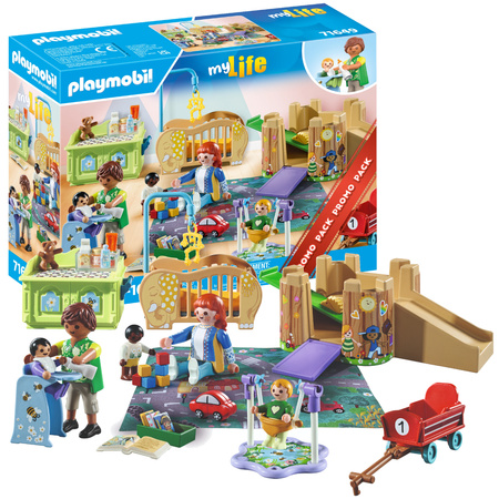 Playmobil My Life Zestaw Grupa maluchów 74 elementy Promo Pack Przedszkole
