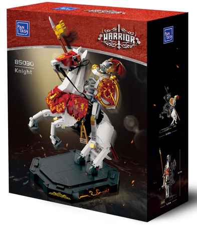 Klocki Konstrukcyjne Pantasy Warrior Knight Rycerz na Koniu z ruchomymi akcesoriami 905 elementów