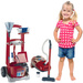 Wózek do sprzątania dla dzieci z odkurzaczem kuleczki dźwięk Vileda Duży zestaw Klein 
