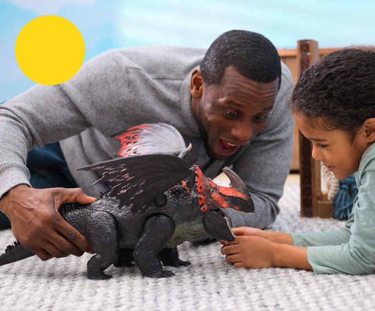 Jak Wytresować Smoka figurka Titan Red Death Czerwona Śmierć 58,5 cm