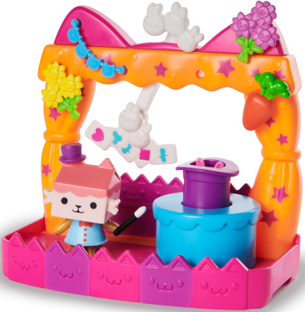 Gabby's Celebration Dollhouse Koci Domek Gabi zestaw Baby Box Cat Balkon Tekturzątka + akcesoria