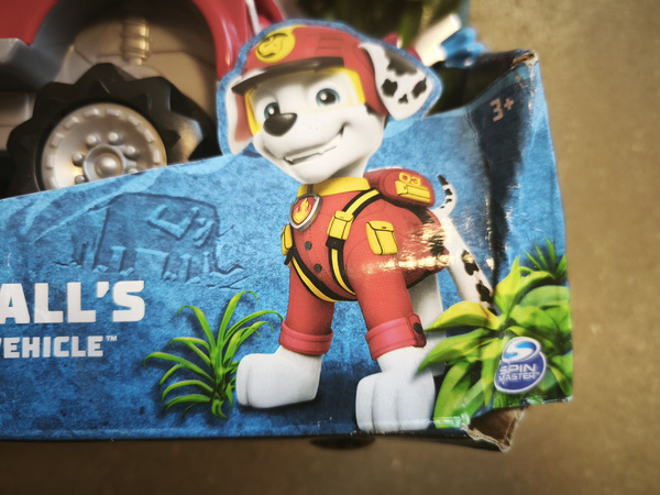 OUTLET Psi Patrol Hero Jungle Pups Pojazd Dżungla Słoń + Figurka Marshall USZKODZONE OPAKOWANIE