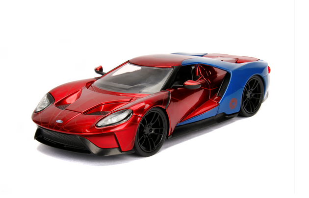 Jada Marvel Spiderman Ford GT z figurką samochód pojazd