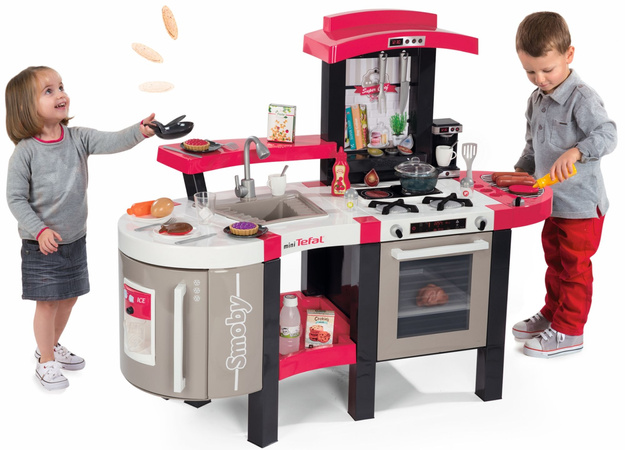 OUTLET Smoby Kuchnia elektroniczna mini Tefal Superchef De Luxe Bubble UŻYWANA