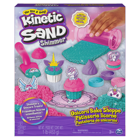 Piasek Kinetyczny Cukiernia Jednorożca Piekarnia Unicorn Bake Shoppekinetic Sand 453g + Akces.