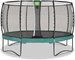 Trampolina ogrodowa z siatką zabezpieczającą Allure Premium 427 cm zielona