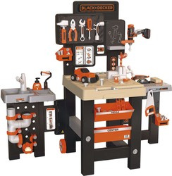 Black Decker Duży warsztat ze strefą malarza i hydraulika + 100 akcesoriów