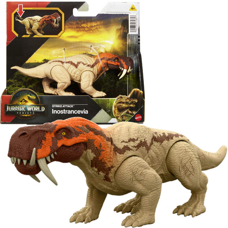 Figurka Dinozaur Inostrancevia Jurassic World Rebirth Strike Attack