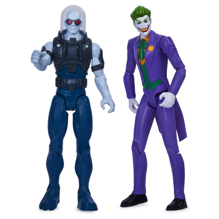 Batman DC zestaw 4 figurki akcji Batman, Robin, Joker i Mr. Freeze 30 cm