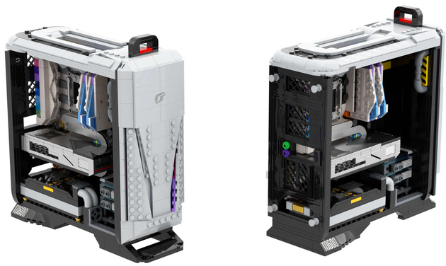 Klocki konstrukcyjne Pantasy PC Komputer do gier X iGame 1000 elementów