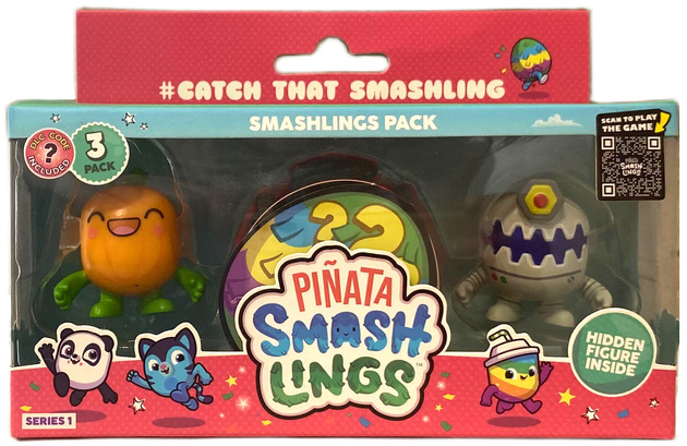 Zestaw Pinata SmashLings 3 losowe figurki stworki Smashlings Pack