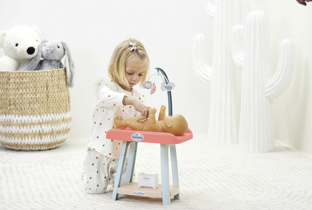 Nursery Zestaw Opiekunki dla lalek 3w1 opieka i karmienie