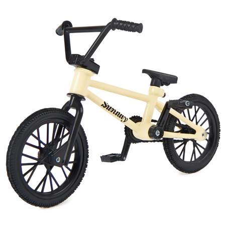 Tech Deck Fingerbike Rower BMX mini Sunday na palce kremowy + naklejki