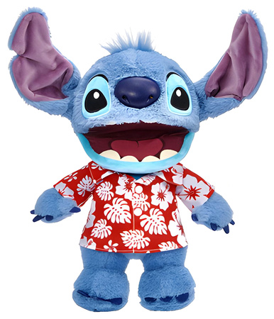 Disney Lilo&Stitch Interaktywna Maskotka Hawaiian Chatty Stitch Aloha Niebieski kosmita 30 cm