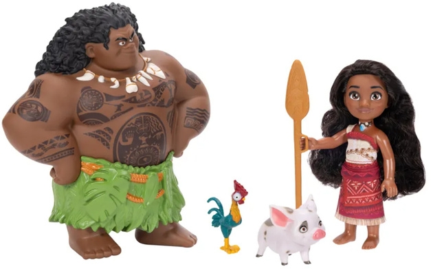 Zestaw figurek Disney Vaiana 2 Vaiana & Maui Voyager Petite