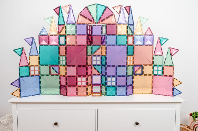 CONNETIX Pastel Creative Pack Kreatywne klocki magnetyczne 120 elementów