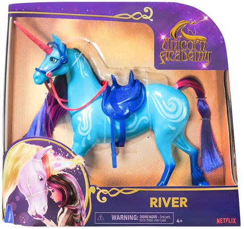 Akademia Jednorożców Zestaw Jednorożec River figurka + akcesoria Unicorn Academy