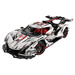 Klocki Konstrukcyjne CaDA Zdalnie sterowane duże auto sportowe 60 cm 1:8 Biała wyścigówka Samochód wyścigowy RC 4449 elementów