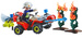Playmobil Action Heroes Quad Straży Pożarnej w akcji 47 elementów