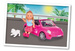Evi Love lalka w kabriolecie New Beetle piesek