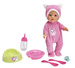 Fotelik Dla Lalki Samochodowy + Lalka New Born Baby 30 Cm z Akcesoriami
