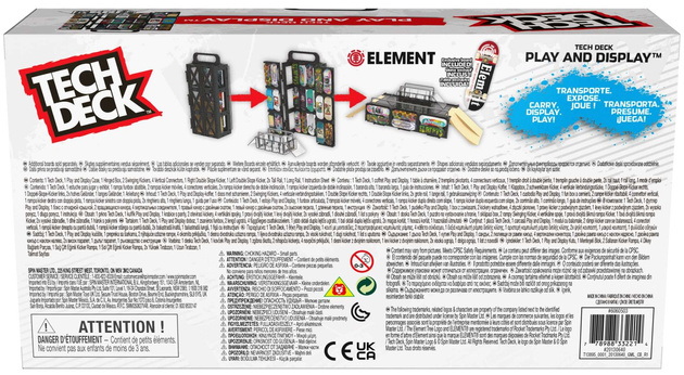 Skatepark Fingerboard Rampa Element Play And Display + Rampa SK8 Garage XConnect Tech Deck