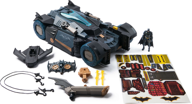 DC Comics Batman Zestaw Batmobile Ultimate Transforming + figurka 10 cm Światło Dźwięk