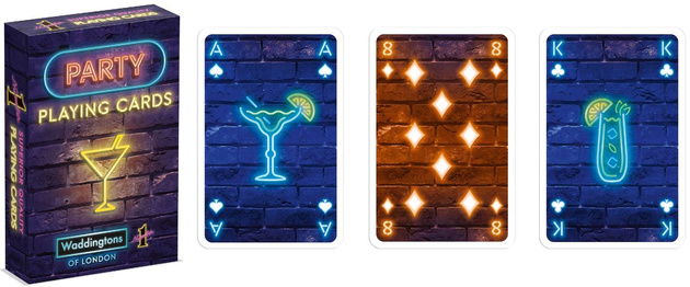 Waddingtons Party 54 karty do gry klasyczna talia Domówka Winning Moves
