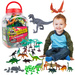 Dino Dinozaury Figurki Zestaw W Pojemniku T-Rex 55 Elementów Boley