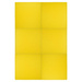Żółta Mata piankowa podłogowa Humbi 180x120 Duże puzzle piankowe wodoodporne bezpieczne 6 szt. żółty