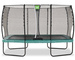 Trampolina ogrodowa z siatką zabezpieczającą na nóżkach Allure Classic 214x366 cm zielona