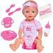 New Born Baby Lalka funkcyjna bobas pije sika 43 cm z nocniczkiem i akcesoriami