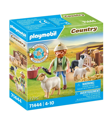 Playmobil Country Zestaw Owczarz z owcami 22 elementy