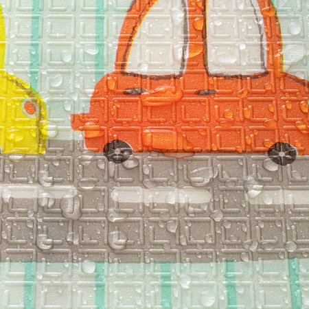 Humbi Dwustronna Składana Mata Edukacyjna z pianki XPE 120x180 Las Uliczki