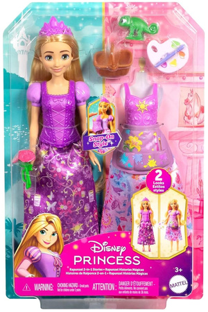 Disney Princess Zestaw Lalka Roszpunka dwie Stylizacje + Akcesoria